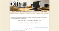 Desktop Screenshot of oiphun.eu